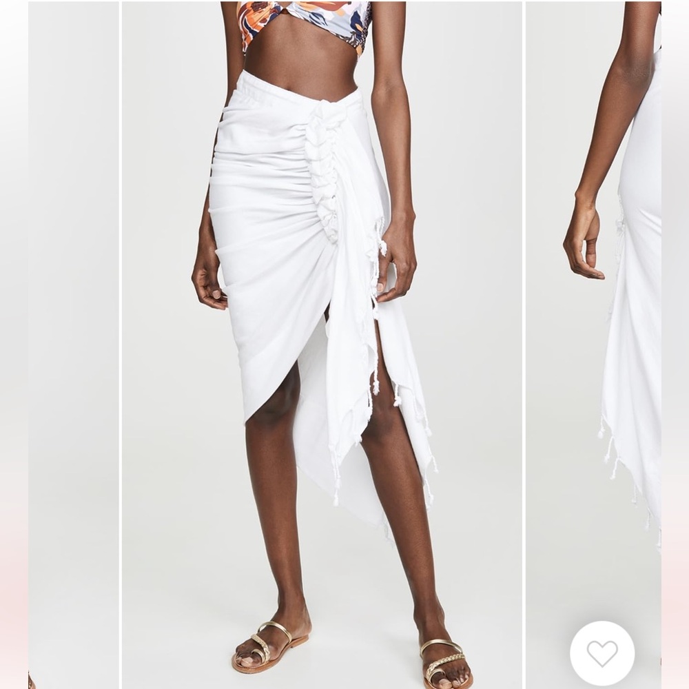 JBQ- Just Bee Queen Tulum Skirt XS White